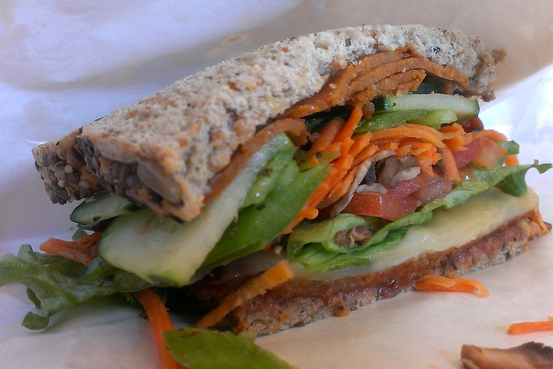 Veggie sandwich from East Side Deli