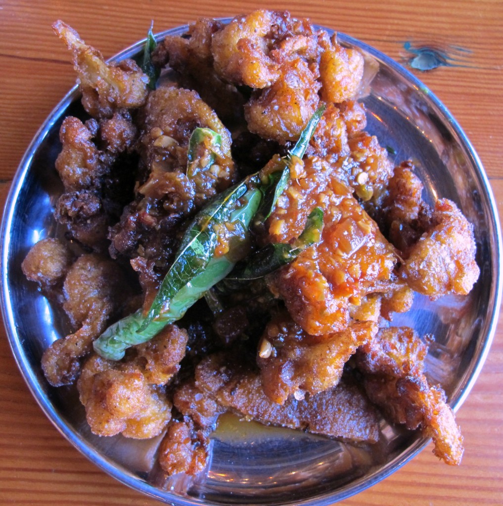 fried cauliflower with lemon