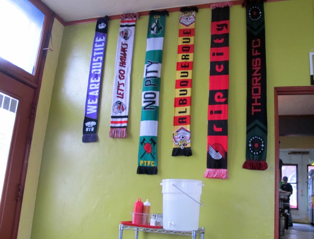 Representing Portland sports at Pepper Box | vegetarianPDX