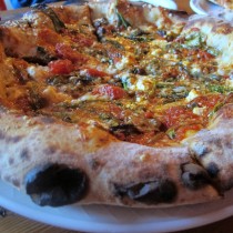 Pizza from Lovely's Fifty Fifty \ vegetarianPDX